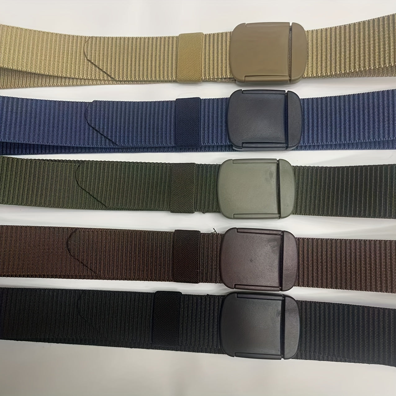 Outdoor Military Belt with Plastic Buckle