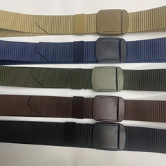 Outdoor Military Belt with Plastic Buckle
