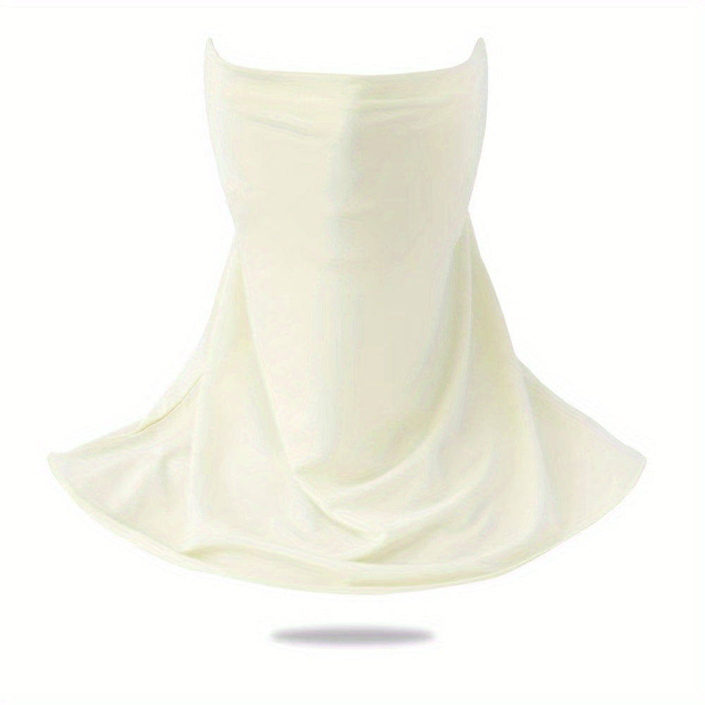 Sunscreen Mask Breathable Veil Ice Silk Face Mask UV Protection Neck Gaiter