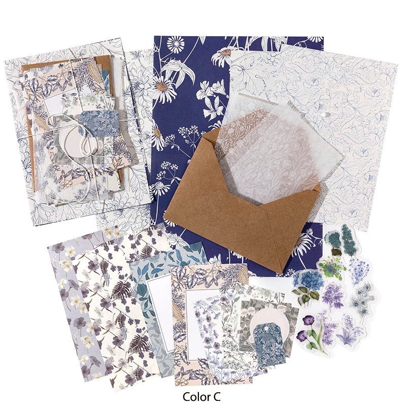 Vintage Forest Scrapbook Stickers - 40pcs Retro Bullet Journal Supplies