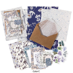 Vintage Forest Scrapbook Stickers - 40pcs Retro Bullet Journal Supplies