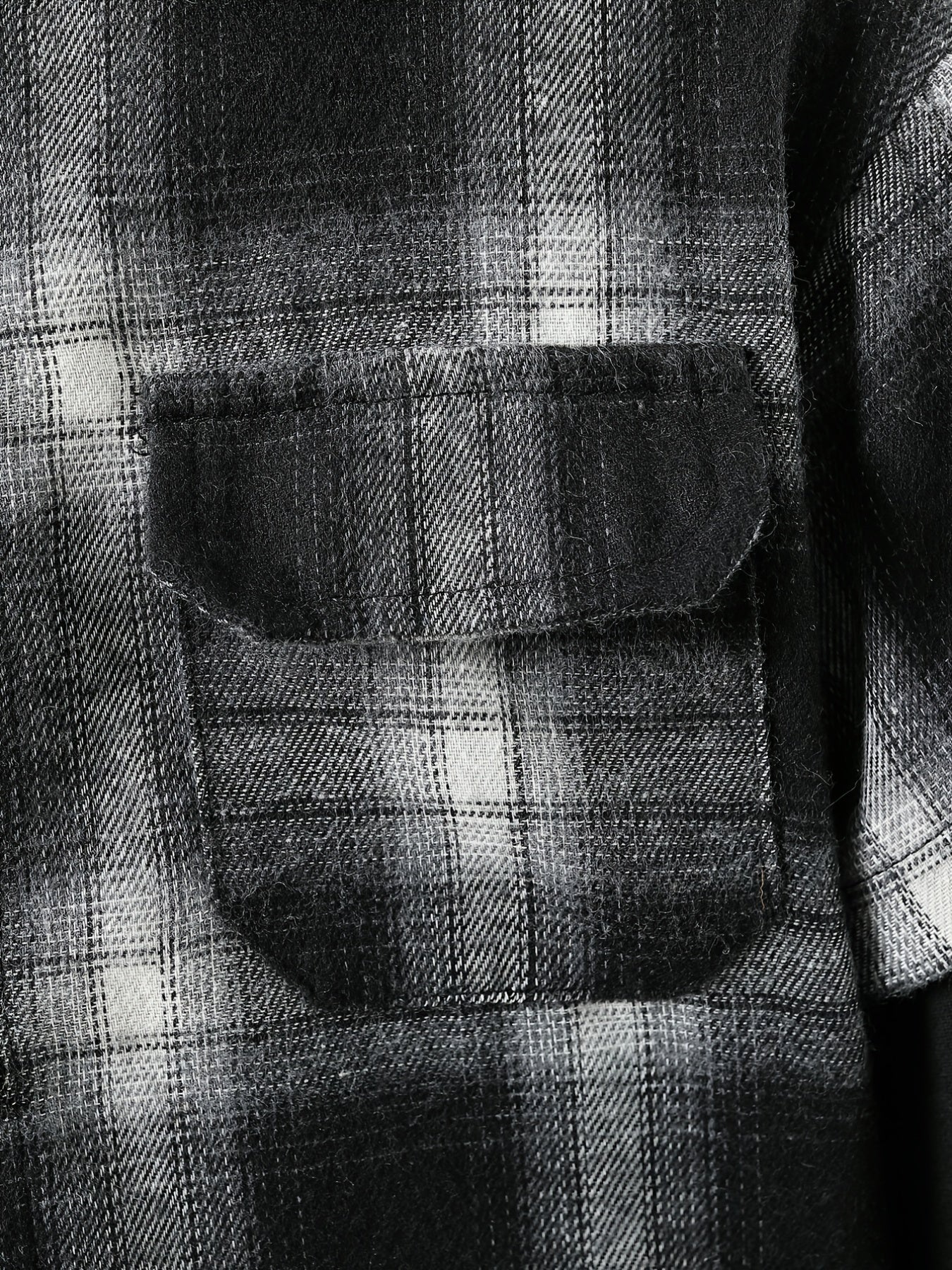 Boys Plaid Hoodie Button Long Sleeve Patchwork Jacket Top