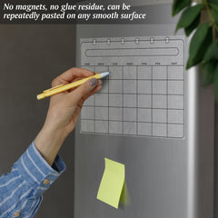 Reusable Dry Erase Memo Board Sheet - No Residue - Restickable