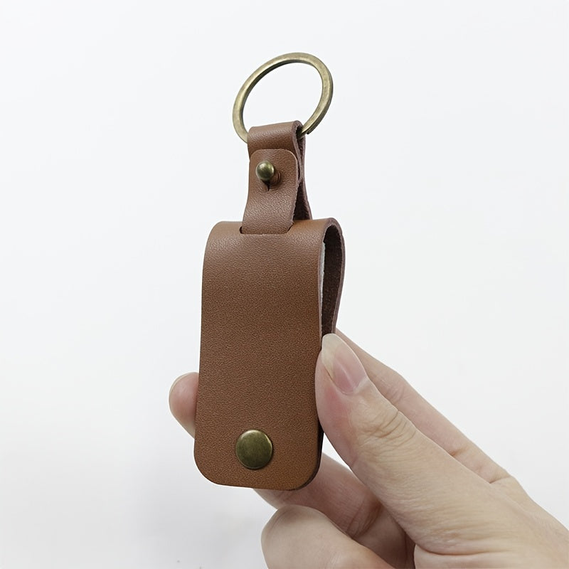 Leather Retro Style Keychain For Men