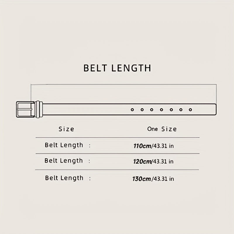 Men's Buckle Belt Business Suit Decorative Belt For Outdoor Party