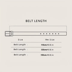 Men's Buckle Belt Business Suit Decorative Belt For Outdoor Party