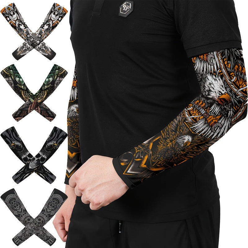 Summer Sunscreen Arm Sleeves UV Protection for Outdoor Sports