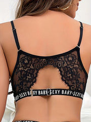 Wireless Lace Hollow Out Bra Women's Lingerie