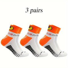 Men's Mid Crew Sport Socks Nylon Blend Breathable for Basketball Training