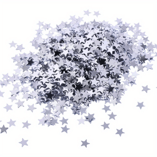 Graduation Star Colorful Paper Scrap Foil Sequins 30g