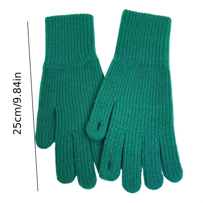 Winter Warm Gloves Windproof Knitted Gloves