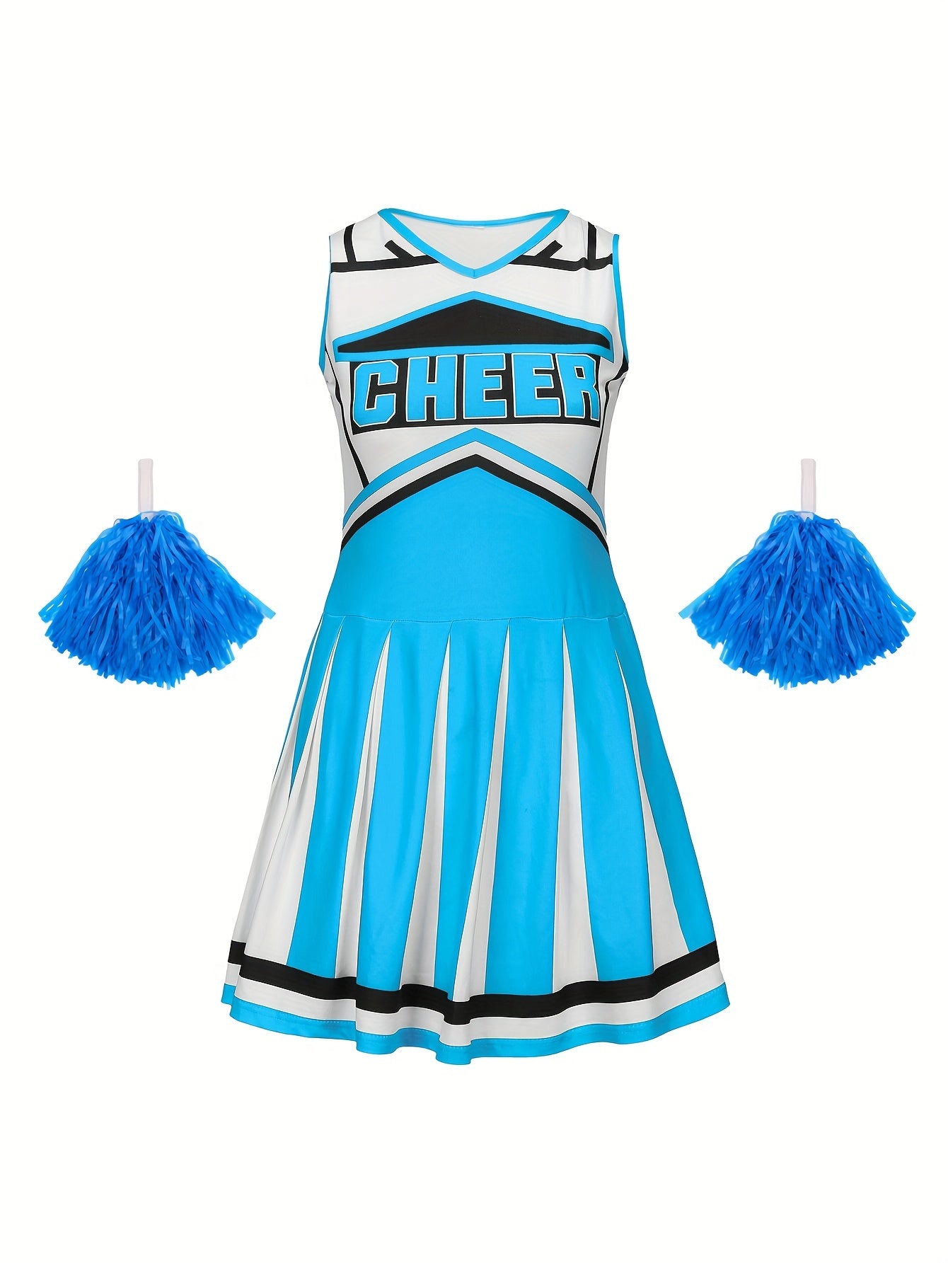 Children's Cheerleading Set Party Costume Cheers Girls