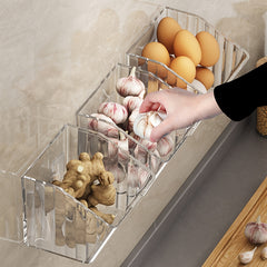 Desktop Storage Box Refrigerator Bathroom Cosmetics Mask Organizer