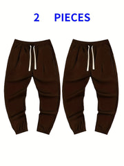 Men's Drawstring Casual Sweatpants for Running Gym