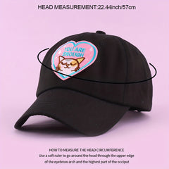 Cat Embroidery Baseball Cap Cartoon Dad Hat