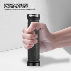 MTB Handlebar Grips Aluminum Locking Non-slip Shock Absorption