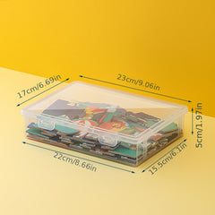 Puzzle Storage Box Toy Building Block Sorting Box for Children