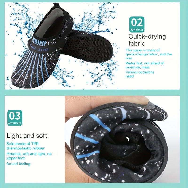 Men's Breathable Quick Dry Slip On Water Shoes