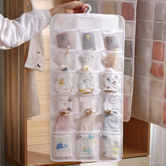 Large Over the Door Organizer Socks Underwear Bag