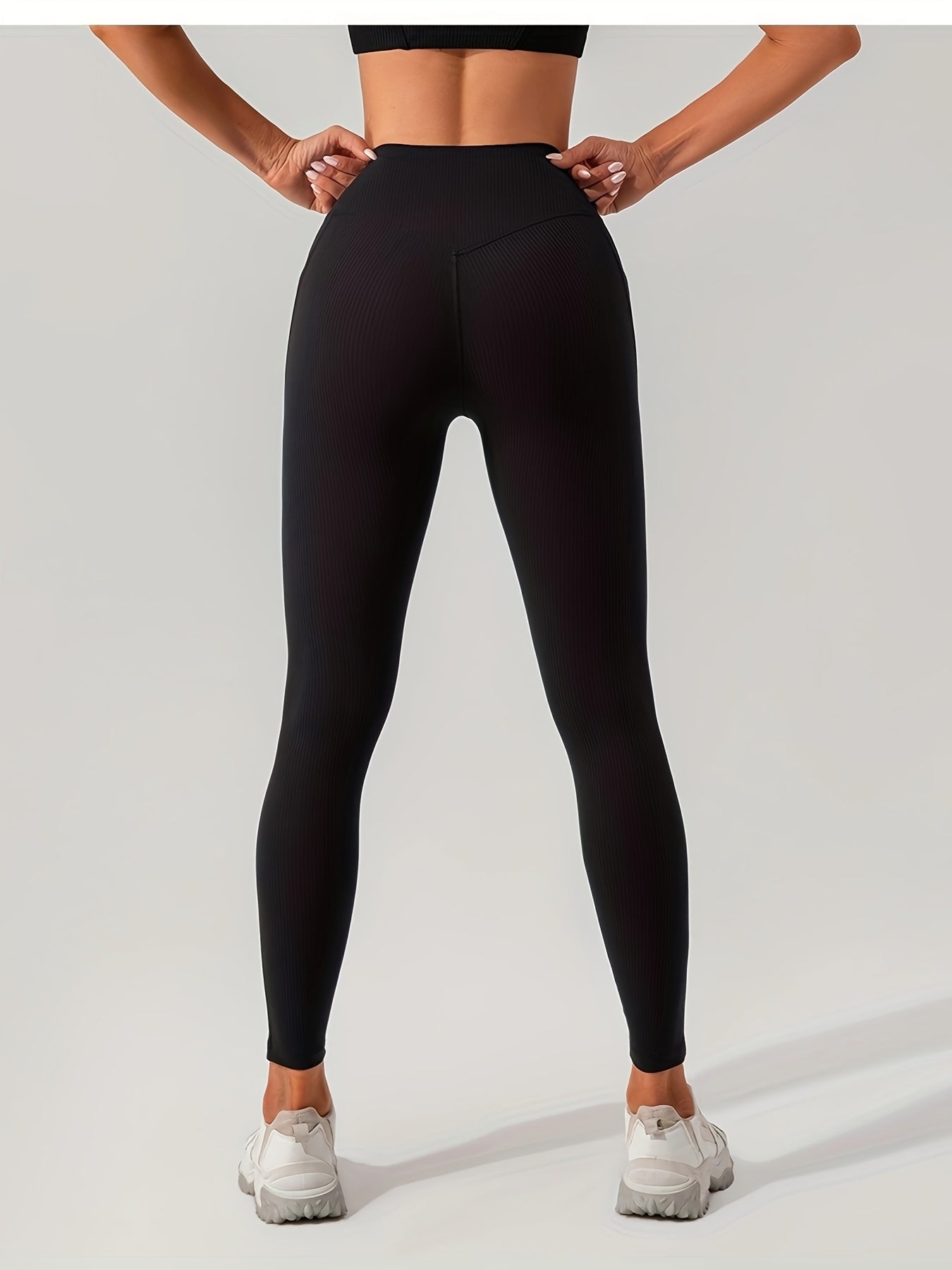 High Waist Hip Lifting Yoga Pants With Pocket