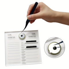 Acrylic Eyelash Scale Boards Display Stand for Eyelashes