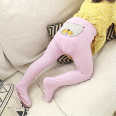 Kids Cartoon Pattern Leggings Breathable Pantyhose Tights