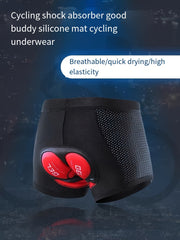 3pcs Men's Compression Cycling Shorts 3D Gel Padded Pants