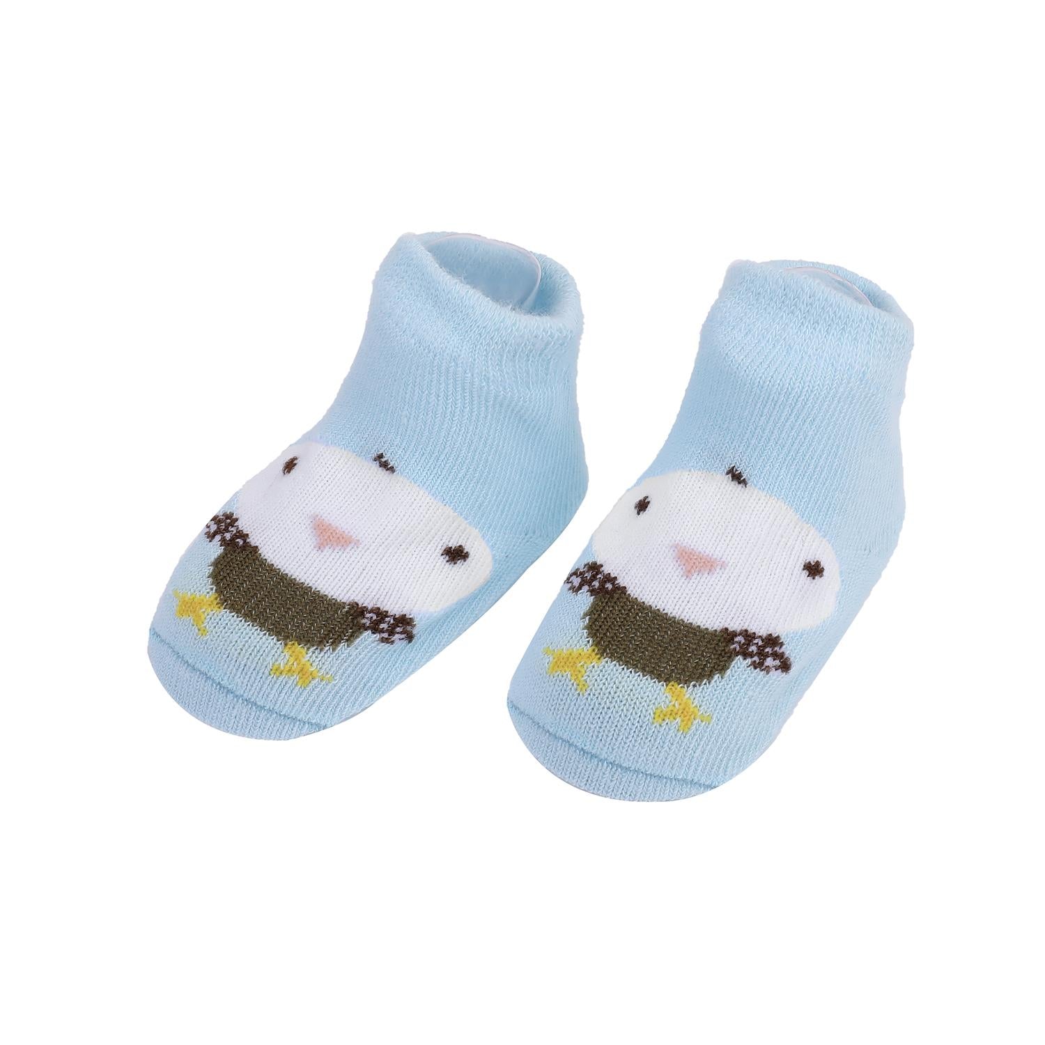 Adorable Animal Print Newborn Socks 0-24 Months Baby Boys