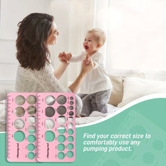 Silicone Nipple Ruler Flange Sizer Breast Pump Sizing