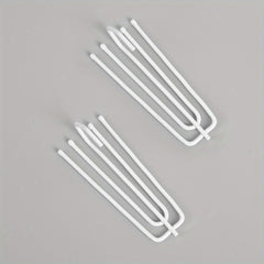 15pcs Metal Pinch Pleat Hooks Curtain Cloth Ring Pleater Tape Hooks