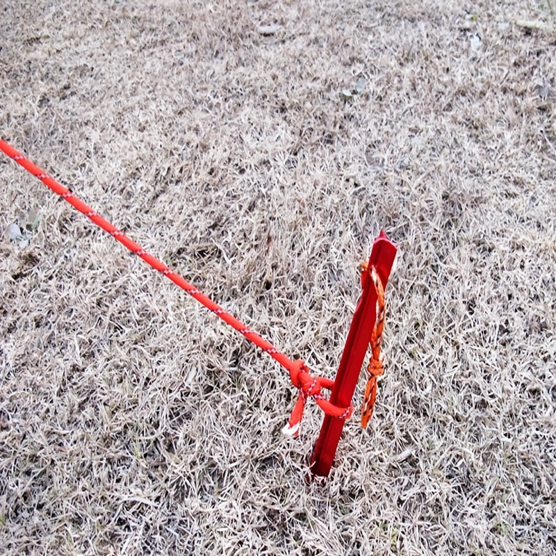 Aluminum Triangular Tent Stakes for Secure Camping