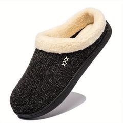 Men's Warm Slip On Slippers, Assorted Colors