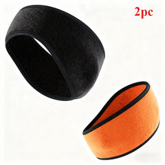 2pcs Heavy Duty Polar Fleece Earmuffs for Men & Women Winter Ear Warmers