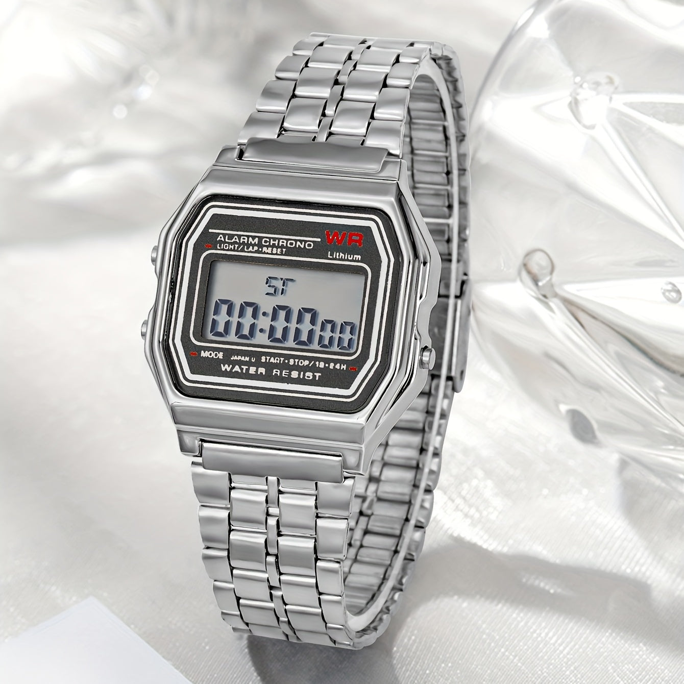 High School Luminous Watch Stainless Steel Strap Boys