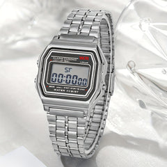 High School Luminous Watch Stainless Steel Strap Boys