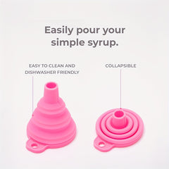 1pc Mini Funnel Silicone Collapsible Funnel Kitchen Utensils