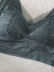 3pcs Lace Wireless Bras Full Coverage Comfy & Breathable