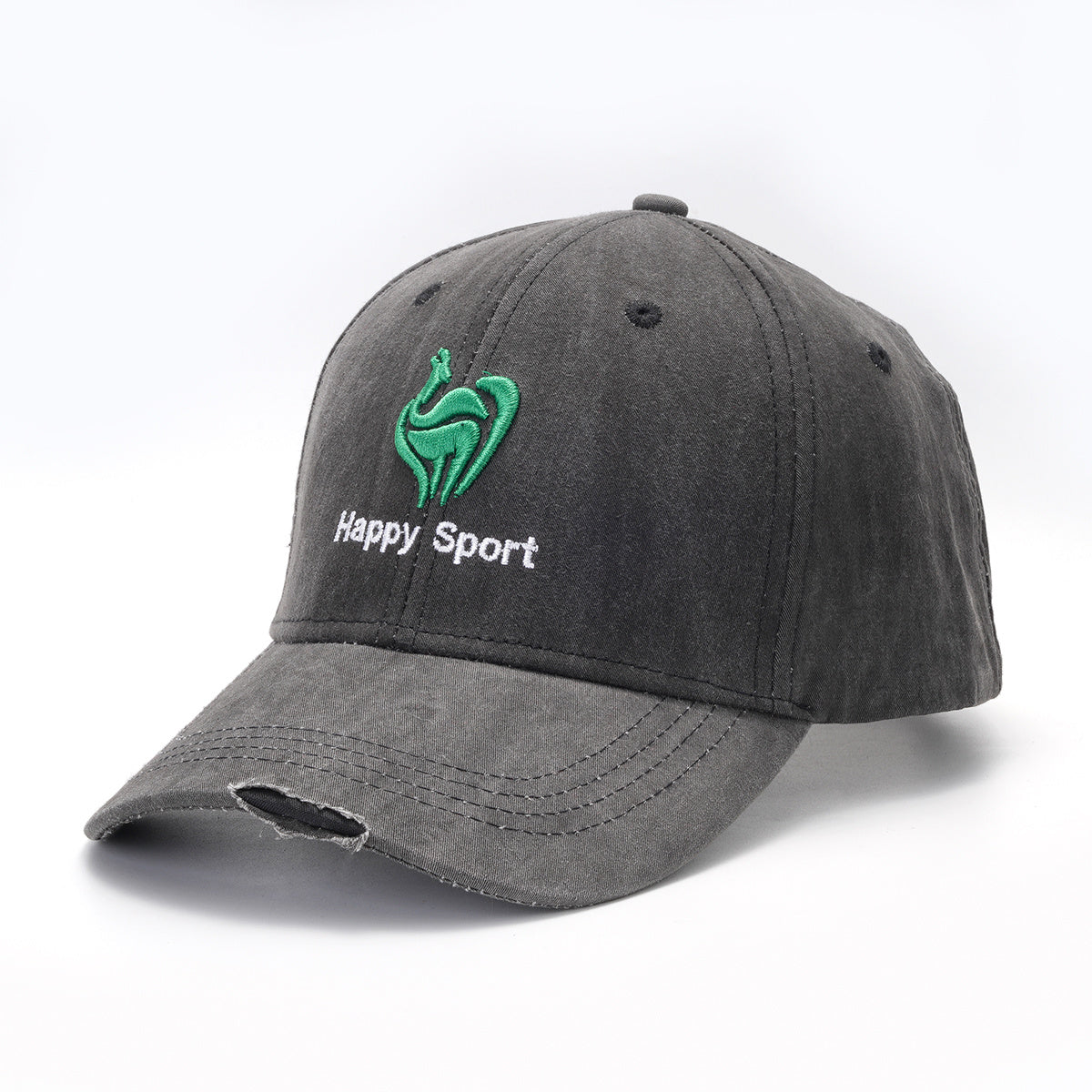 Vintage Distressed Embroidery Baseball Cap Man Unisex Sun Hat Outdoor
