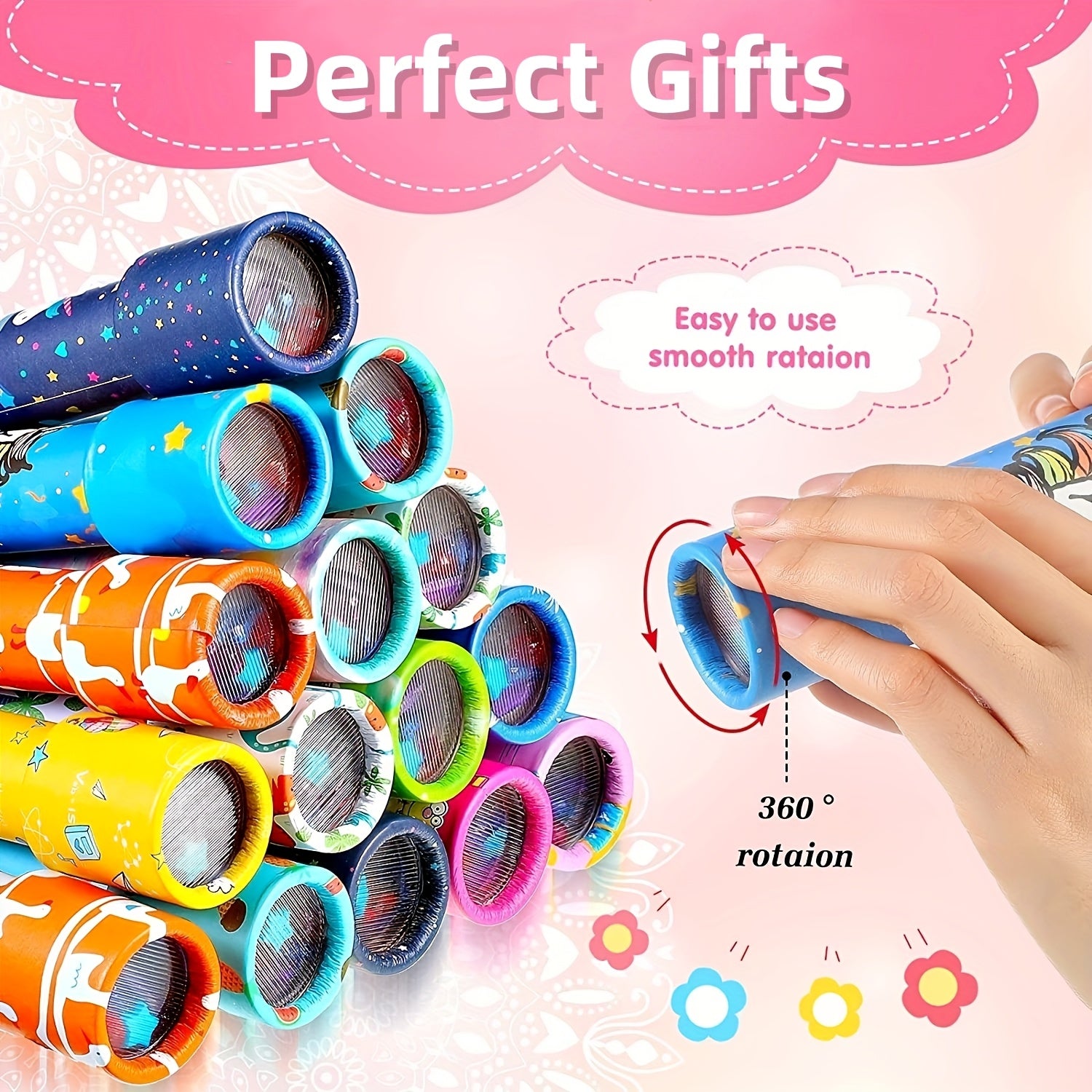 10pcs Party Favors Kaleidoscope Toys for Birthday Parties and Classroom Rewards