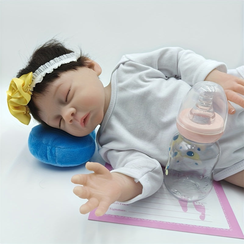 Hair Transplant Reborn Doll 18" Halloween Thanksgiving Christmas Gift