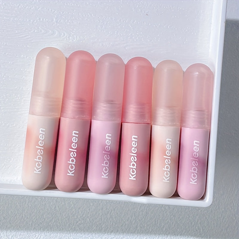 Nude Matte Lipstick Soft Velvet Lip Glaze Long-Lasting Lipstick