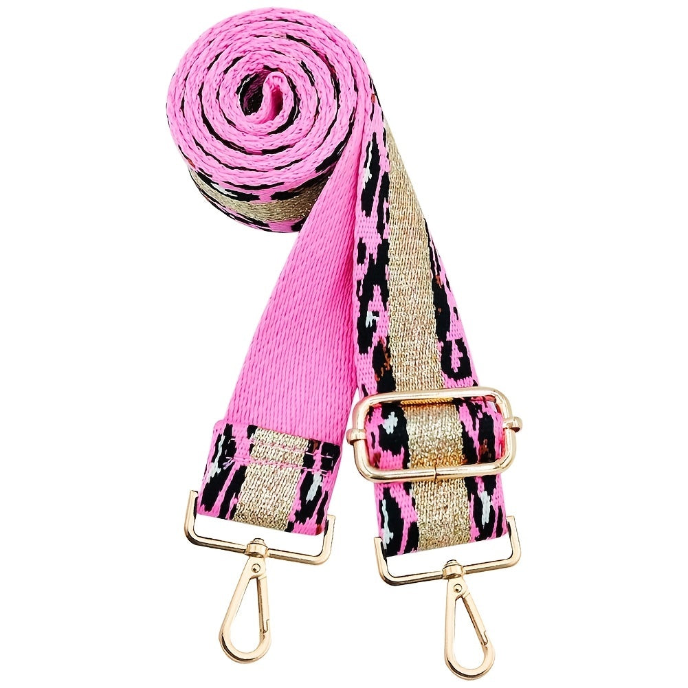 Leopard Print Bag Strap Wide Shoulder & Crossbody Replacement