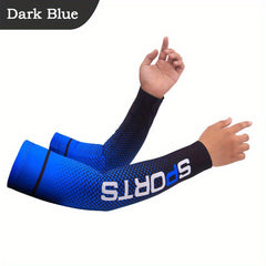 1 Pair Summer Outdoor UV Protection Arm Sleeves for Cycling