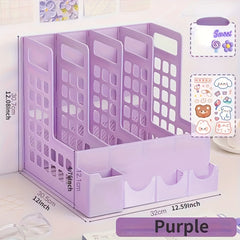 Large Capacity File Box Storage Desktop Archive Organizer