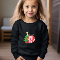 Christmas Peggy Crew Neck Sweatshirt Kids Clothes Christmas Gift