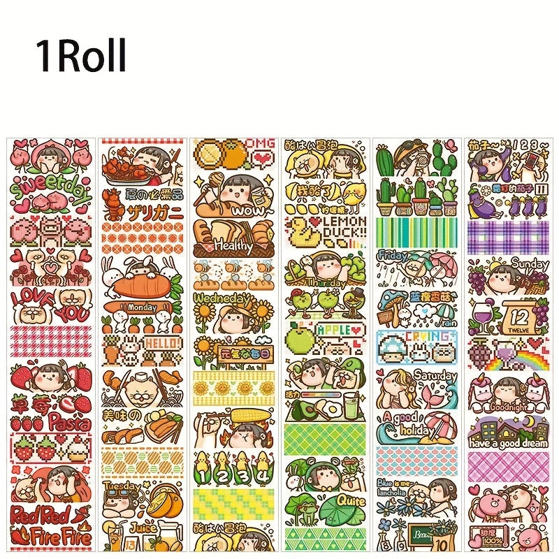Sweet Potato Milk Cover Bear Series Adhesive Tape