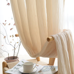 Velvet Sheer Window Curtain for Home Decor