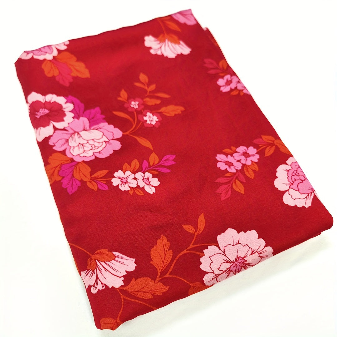 Twill Faux Silk Fabric 1yd Cut Size DIY Cloth Pants Dress Quilt Cover Fabric