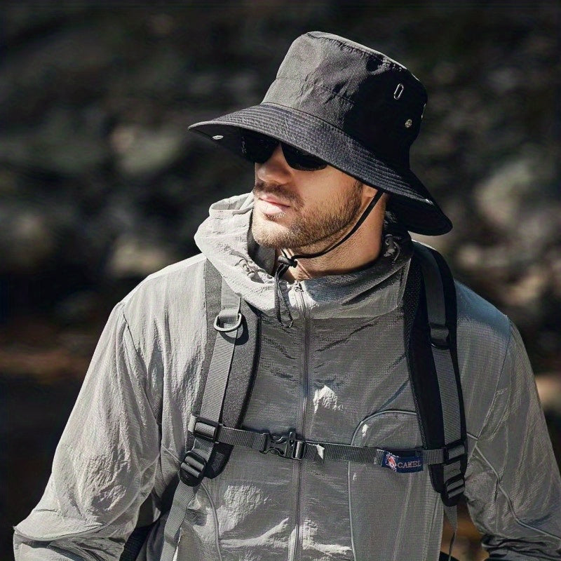 Summer Men's Sunshade Big Brim Sun Protection Hat