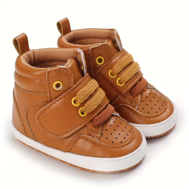 Baby Boys' Lightweight Non Slip Sneakers for Indoor Outdoor Walking